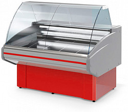 Холодильная витрина Golfstream Двина CS 120 ВСн красная б/б в Москве , фото 1