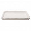 Блюдо прямоугольное с бортом  35*30*4,5 см White пластик меламин
