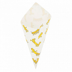 Конус для снеков/фри/орешков Garcia de Pou Chips 600 гр, жиростойкий пергамент, 42*29 см, 250 шт/уп в Москве , фото