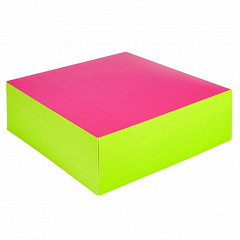 Коробка для кондитерских изделий Garcia de Pou 16*16 см, фуксия-зеленый, картон в Москве , фото
