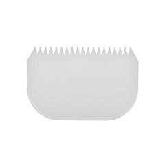 Скребок кондитерский Martellato твердый пластик с зубцами 145х95 мм [RTD 1] фото