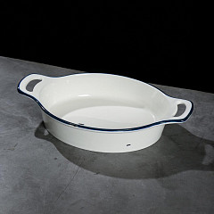 Блюдо овальное с ручками P.L. Proff Cuisine 33*20,8 см h5,9 см 1600 мл Bakery Fusion (81241328) в Москве , фото 6