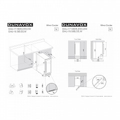 Встраиваемый винный шкаф Dunavox DAU-17.58DW в Москве , фото 6