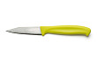 Нож для чистки овощей  8 см, L 19,5 см, нерж. сталь / полипропилен, цвет ручки зеленый, Puntillas (7536)