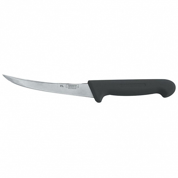 Нож  обвалочный P.L. Proff Cuisine PRO-Line 15 см, черная пластиковая ручка (99005004) фото