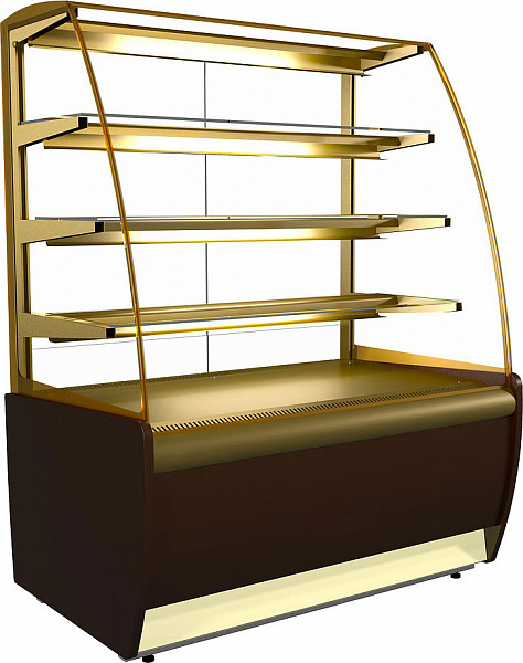 Витрина кондитерская Kayman K-ВК-900 Бронза фото