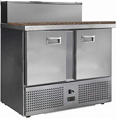 Стол холодильный для пиццы Финист СХСнпцг-700-2 (1000х700х1060) (5GN1/6 с крышкой) фото