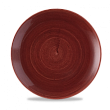 Тарелка мелкая без борта  Stonecast Patina Rust Red PAREEV111