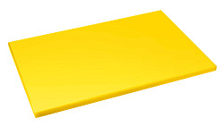 Доска разделочная Restola 500х350мм h18мм, полиэтилен, цвет желтый 422111306 фото