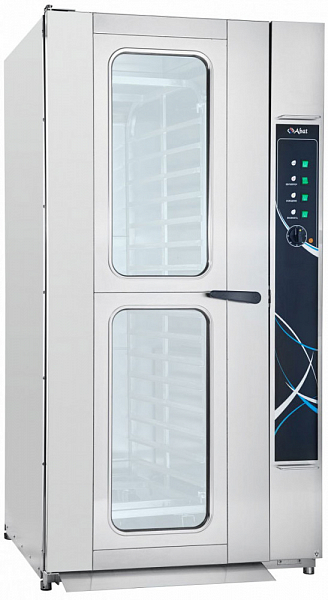 Расстоечный шкаф Abat ШРТ-16 (черный дизайн, два стекла) фото