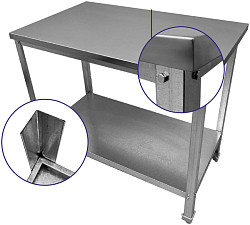 Стол производственный Abresto НСРО-10060-УОПО в Москве , фото 4