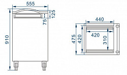 Машина вакуумной упаковки Kocateq Buffalo 42x2/20 в Москве , фото 2