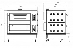 Шкаф пекарский Grill Master ШЖГ/2 (13082) в Москве , фото 2