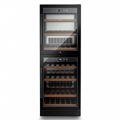 Винный шкаф Caso WineChef Pro 126-2D black в Москве , фото 4