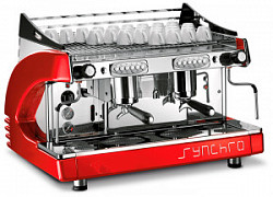 Рожковая кофемашина Royal Synchro 2gr 14l automatic красная в Москве , фото