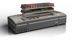 Ларь-бонета Levin ALPINA 210 НТ/СТ (RAL 7016) с корзинами в Москве , фото 5