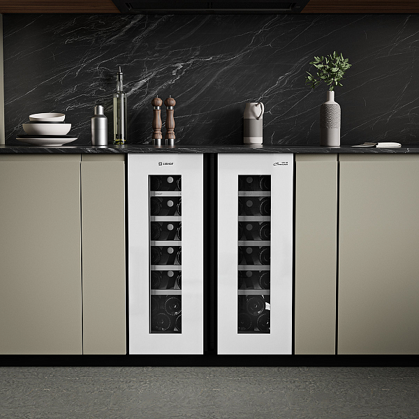 Встраиваемый винный шкаф Libhof CFD-38 White фото