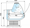 Холодильная витрина Ариада Ариэль ВС 3-260 фото