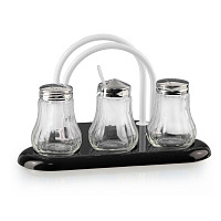 Волна (соль, перец, горчичница) + салфетница [129-3] фото