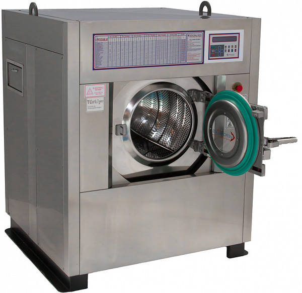 Cтирально-отжимная машина Kromluks KOCYS-E/10 нерж фото