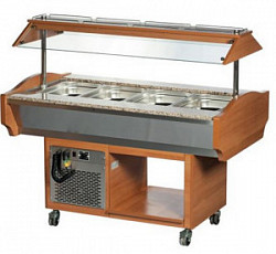 Салат-бар тепловой Eqta SB 4H (Walnut) в Москве , фото