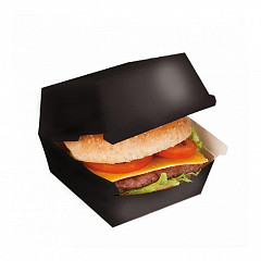 Коробка для бургера Garcia de Pou Black, 14*14*8 см, 50 шт/уп фото