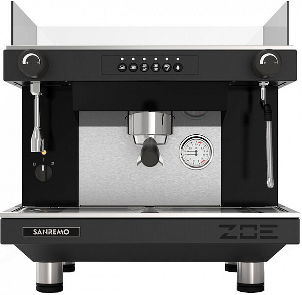 Рожковая кофемашина Sanremo Zoe SED 1 GR черная фото