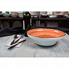 Тарелка глубокая P.L. Proff Cuisine Fusion Brown Shore 28 см, 700 мл фото