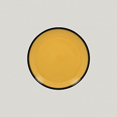 Тарелка круглая RAK Porcelain LEA Yellow 21 см (желтый цвет) в Москве , фото