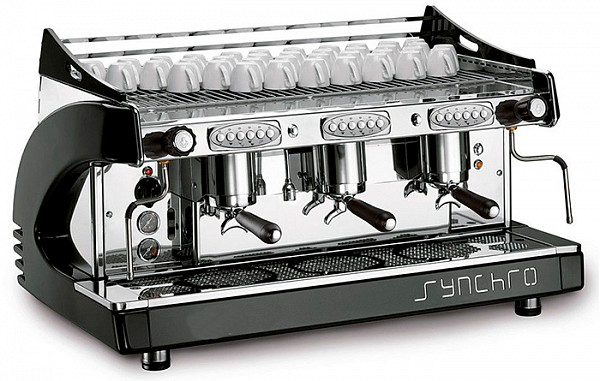 Рожковая кофемашина Royal Synchro 3gr 21l automatic белая фото
