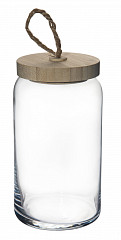 Банка с крышкой Pasabahce бамбук 1130 мл Вуди [43593/b] фото