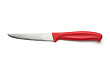 Нож для стейка  12 см, L 23 см, нерж. сталь / полипропилен, цвет ручки красный, Puntillas (7535)