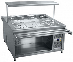 Салат-бар охлаждаемый Abat ПВВ(Н)-140СМ-01 в Москве , фото