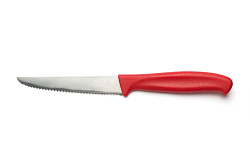 Нож для стейка Comas 12 см, L 23 см, нерж. сталь / полипропилен, цвет ручки красный, Puntillas (7535) в Москве , фото