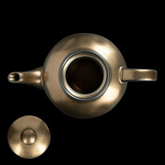 Чайник заварочный без фильтра Corone 600мл, медный Luminare в Москве , фото 2