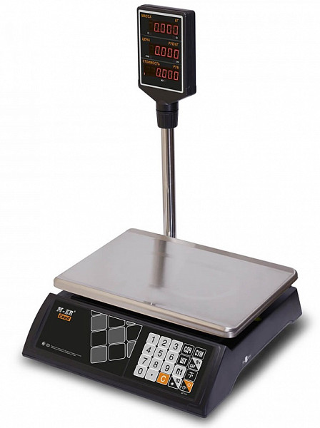 Весы торговые Mertech 327 ACP-32.5 Ceed LED Черные фото