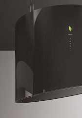 Островная вытяжка Falmec Spring Isola Glass Black в Москве , фото 4