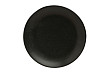Тарелка безбортовая  18 см фарфор цвет черный Seasons (187618)