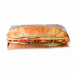 Пакет для сэндвича с окном  Panorama 9+6*23 см, крафт-бумага, 250 шт/уп