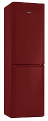 Двухкамерный холодильник Pozis RK FNF-174 рубиновый, индикация белая в Москве , фото