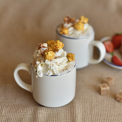 Тарелка с вертикальным бортом Petye Retro 27 см, белая с синим кантом EMW-PLT-270-RTR-WHTBLU в Москве , фото 6