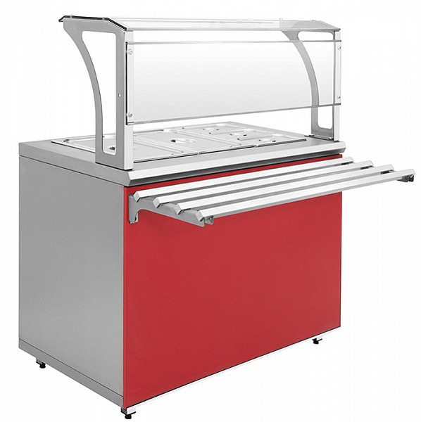 Прилавок нейтральный Luxstahl ПН-1200 фото