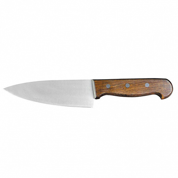 Шеф-нож P.L. Proff Cuisine 15 см, деревянная ручка фото