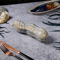 Блюдо для подачи P.L. Proff Cuisine 22,7*6,5 см h7,5/4,2 см 195 мл Groundnut Northern Blue Frutti di Mare (81241252) в Москве , фото 3