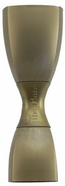 Джиггер The Bars 25/50 мл золотой, поликарбонат фото