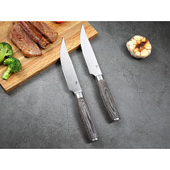 Нож для стейка P.L. Proff Cuisine 24 см Garwin Pakka Wood в Москве , фото 4