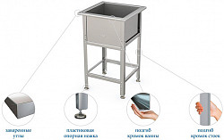 Ванна моечная Atesy ВСМ-С-2.600-02 (ВСМ-2/600) в Москве , фото 2