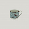 Чашка для эспрессо штабелируемая RAK Porcelain Peppery 90 мл, голубой цвет фото