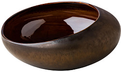 Салатник с наклоном Style Point Raw Design by Kevala 21 x 8,1 см, декор metallic gold (RD18423) в Москве , фото