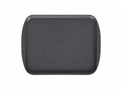 Поднос столовый с ручками Luxstahl 415х305 мм серый фото